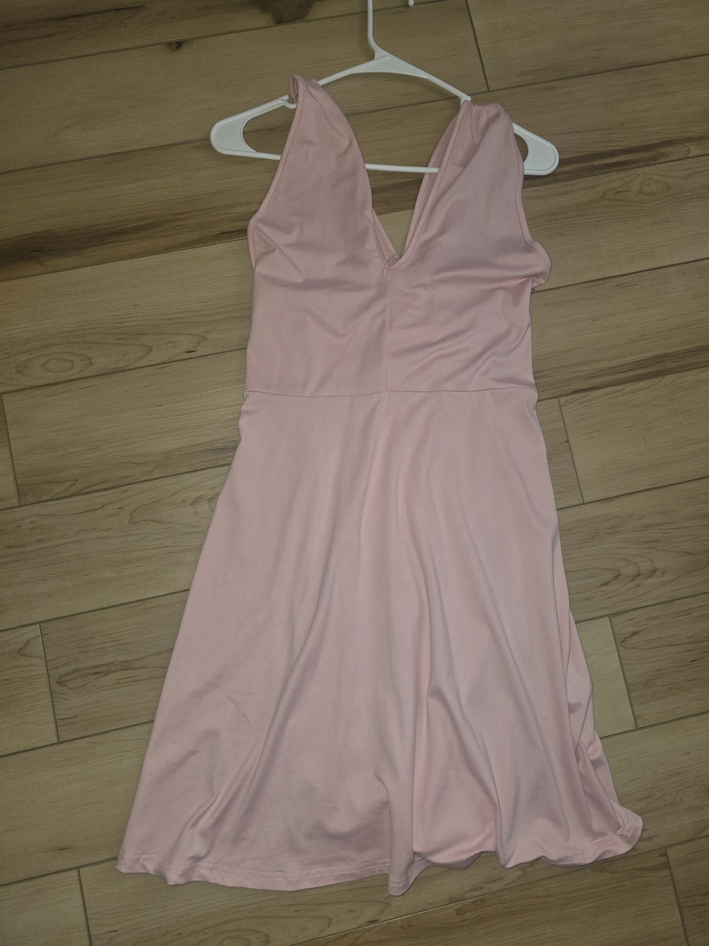 Women's V-Neck Pink Dress Shein Curve Size 1XL